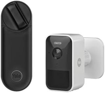 Yale Linus Smart Lock L2 - Schwarz - 05/103210/MB inkl. Smart Außenkamera, Home App