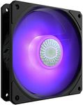 Cooler Master SickleFlow 120 V2 RGB Square Frame Fan, RGB 4-Pin Customizable LEDs, Air Balance Curve Blade, Sealed Bearing, 120mm PWM Control for Computer Case & Liquid Radiator