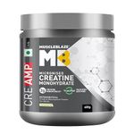 MuscleBlaze Creatine Monohydrate CreAMP™ with CreAbsorb™, Trustified Certified (400 g, Unflavoured, 129 Servings)