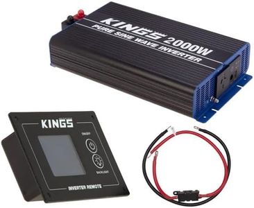 Kings 2000W Pure Sine Wave Inverter + Inverter Power Cables + Inverter Remote Display