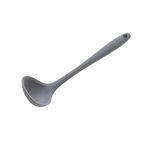 Wiltshire Mini Silicone Ladle, Cooking & Soup Serving Spoon, Heat-Resistant Utensil, Non-Stick, Non-Scratch, Pebble Grey, 21x6.3x5cm