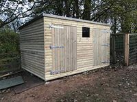 SHED BASE KIT FOR LIGHTWEIGHT BUILDINGS- QUICKJACK KIT 14 - SUITABLE FOR 12FT X 8FT AND 12FT X 10FT BUILDINGS