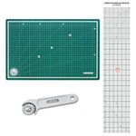 Isomars Quilting Ruler and Rotary Cutter Combo