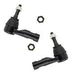 TRQ Front Steering Outer Tie Rod End Pair LH & RH Sides Compatible with Ram 1500 Truck New