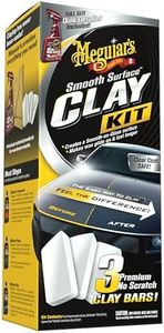 Meguiar's G191700 Smooth Surface Clay Kit, Safe and Easy Car Claying for Smooth as Glass Finish