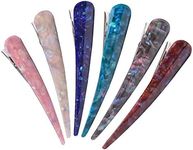 6Pcs Duck Teeth Bows Hair Clips,Acr