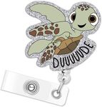 Turtle Badge Reel Funny Sea Turtle 