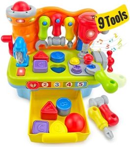 Baby Toys for 1 Year Old Boy Gifts Toy 9 in 1 Multifunction Music Light Workbench 1 Year Old Learning Education Toys for Boys Baby Toys 12-18 Months Toddler Sensory Toys for 1 + Year Old Birthday Gift