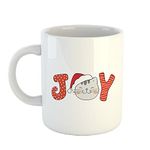 Happu® - Printed Ceramic Coffee Mug, Christmas Gifts, Joy Cat, Gifts for Wife/Husband, Gift for Dad, Brother, Christmas Gifts for Friends, Family, Christmas Gift Hampers, 8281-WH