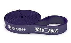 Pull Up Assist Band, Premium Stretch Resistance Bands - Mobility Bands - Powerlifting Bands - Extra Durable and Heavy Duty Pull-Up Bands - Works with Any Pullup Station (#3 Purple - 40 to 80 lb)