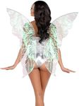Leg Avenue Iridescent Strapless Fairy Wings, One Size, Clear