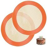 Round Silicone Baking Mats for 8 In