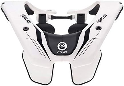 Atlas Brace Air Brace Unisex-Adult Off-Road Motorcycle Neck Protection - Ghost White/Large