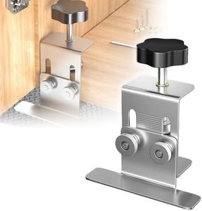 Quick Install Cabinet Door Installation Tool 2025 New Adjustable Height Cabinet Door Installation Mounting Jig Clamps Positioner Tools for Most Cabinets Doors Attaching Hinges (1)