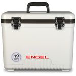 ENGEL UC19 19qt Leak-Proof, Air Tight, Drybox Cooler and Small Hard Shell Lunchbox for Men and Women in White