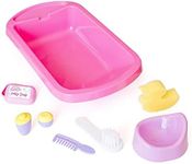 Casdon 711 Bath and Potty Doll Accessory,Pink/Purple