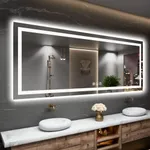 Amorho 84" X40" LED Mirror for Bath