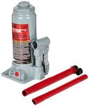 Pro-Lift B-008D Grey Hydraulic Bottle Jack-8 Ton Capacity