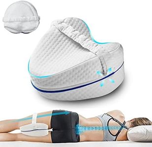 Vertdens Leg Pillow, Additional Give Away Value $11 Spare Pillowcase, Knee Pillow for Side Sleepers, Leg Pillows for Sleeping,Knee Cushion for Sleeping,Suitable for Relieving Leg, Back, Knee Pain…