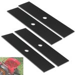 4 Pack 9" x 2" W/ 1/2" Center Hole Edger Blade 2059, for Mclane & Power Trim Edgers, for O-regon/A-riens/King O Lawn/ Tru-Cut Edgers, Replaces 2059-9, 03789800, 375-360, 40-130 - Hardened Steel