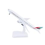 Sage Square Emirates 20cm | Detailed Diecast Plane Model | Home Décor| Gift for Aviation Lovers|Enthusiast Gift| Collectible Model | Desk Ornament|