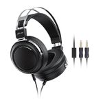 FIIO JadeAudio JT1 Professional Studio Headphones for Recording Gaming Headset with Microphone, 50mm Diaphragms, Hi-Res Music Studio Headset