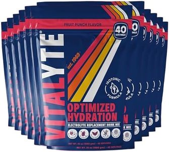 Vitalyte Electrolyte Powder Drink Mix, Isotonic Electrolyte Hydration Mix, Bulk Case Pack (12 Pack, Fruit Punch)