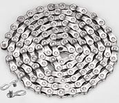 OLCANA 6 7 8 Speed Bike Chain with Missing Chain Link, 116 Links Bicycle Chain 1/2 x3/32 inch for 6 7 8 Speed Road MTB Bike