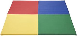 ECR4Kids SoftZone Quad Fold-N-Go Activity Mat, Folding Playmat, Assorted