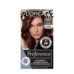 L'Oréal Paris Permanent Hair Colour, Long-Lasting Shine and Intense Colour, For up to 8 Weeks, Preference Vivids (Colorista), Mocha 5.23, x1 pack