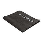 Speedo Unisex PVA Sports Towel, Black, One Size