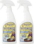 Grandma's Secret Spot Remover Laundry Spray - Chlorine, Bleach and Toxin-Free Fabric Stain Remover for Clothes - Removes Oil, Paint, Blood and Pet Stains - 16 Oz, 2 Pack