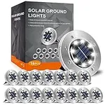 INCX Solar Ground Lights,16 Packs 8