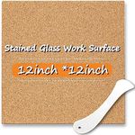 12" X 12" Stained Glass Supplies, 1/2" Thick Heat Resistant Stained Glass Work Surface, Stain Glass Tools and Supplies to Protect Table and Countertops from Damage - by Godora