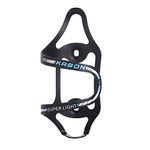 KABON Bike Water Bottle Holder, Lightweight Bicycle Alloy Aluminum Side Load Water Bottle Cage Brackets for Road Bike MTB (Blue)