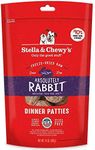 Stella & Chewy’s Freeze Dried Raw Dinner Patties – Grain Free Dog Food, Protein Rich Absolutely Rabbit Recipe – 14 oz Bag