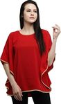 Red Poncho For Women Plus Size