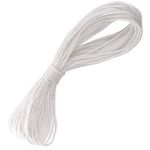 10M 4mm Picture Frame Hanging String Picture Hanging Cord Heavy Duty White Strong Nylon Cord Braided Rope Multifunction Rope Wire Canvas Cord for Mirror Frame Parasol Paintings Hanging Decoration