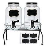 1 Gallon Glass Drink Dispenser with