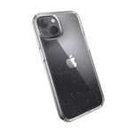 Speck Presidio Perfect Clear Glitter Case for Apple iPhone 13 Clear with Platinum Glitter (iPhone 13)