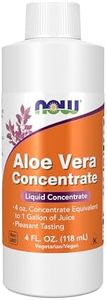 NOW Supplements, Aloe Vera Concentrate (40:1 Concentrate Contains Active Polysaccharides), 4-Ounce