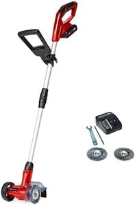 Einhell Akku-Fugenreiniger GC-CC 18 Li Kit Power X-Change (18 V, wechselbare Fugenbürsten aus Nylon & Stahldraht, Teleskop-Führungsholm, inkl. 1x 2,0 Ah Akku + Ladegerät)