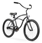 Firmstrong Urban Man Single Speed Beach Cruiser Bicycle, 24", Matte Black