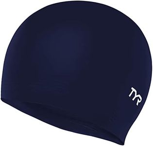 TYR Latex Swim Cap, Navy