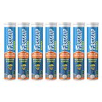 Fast&Up Reload Instant Hydration and Energy Drink - 140 Effervescent Tablets with all 5 Essential Electrolytes + Low Sugar and Added Vitamins - Certified Electrolytes Drink - Mango flavour