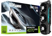 Zotac Gaming GeForce RTX 4070 Super Trinity OC 12 GB GDDR6X Graphics Card | 192-bit 21 Gbps Upto 2505 MHz GPU | 3 DP 1 HDMI PCI Express 4.0 16x Interface | 5 Years (3 + 2 Years Extended Warranty)