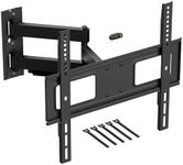 D-Line TV Wall Bracket for 32-70 Inch TVs, Tilt, Turn and Extend TV Wall Bracket with Spirit Level, Full Motion TV Mount - VESA 200x200mm - 400x400mm, Holds up to 50kg