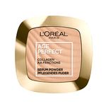 L'Oréal Paris Pari Nourishing Powder for Mature Skin, for a Silky Radiant Complexion, Age Perfect Compact Powder, No. 02 Light to Medium, 1 x 9 g