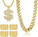 Subiceto Hip Hop Gold Plated Chain 