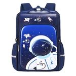 ANY SALES New Model Astronaut Design School Bag 3D Hard Shell Bag Cute Stylish Backpack Blue, Children's Gifts Girls and boys Kids Ideal (Blue)